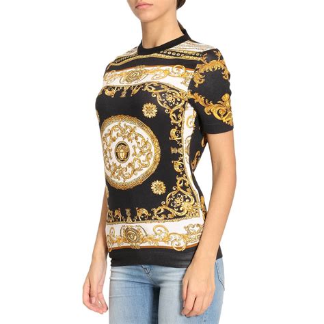 versace looking shirts for women|Versace tops women on sale.